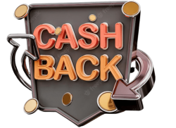 Cashback bonus casino sign