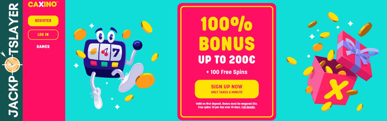 Caxino Casino | Claim A 100% Match Deposit Bonus + 100 Free Spins